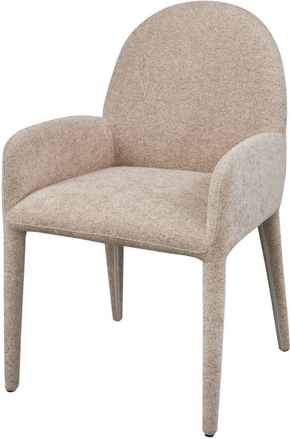 Vtwonen | Elegance eetkamerstoel met armleuning greige | Eetkamerstoelen | Armstoel - Foto 6