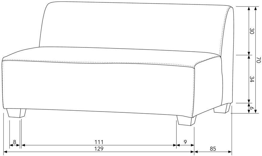 Vtwonen 2 Zits Tuinbank Hollandia Polyester Mix Groen 129 x 70 x 85 cm (BxHxD) - Foto 3