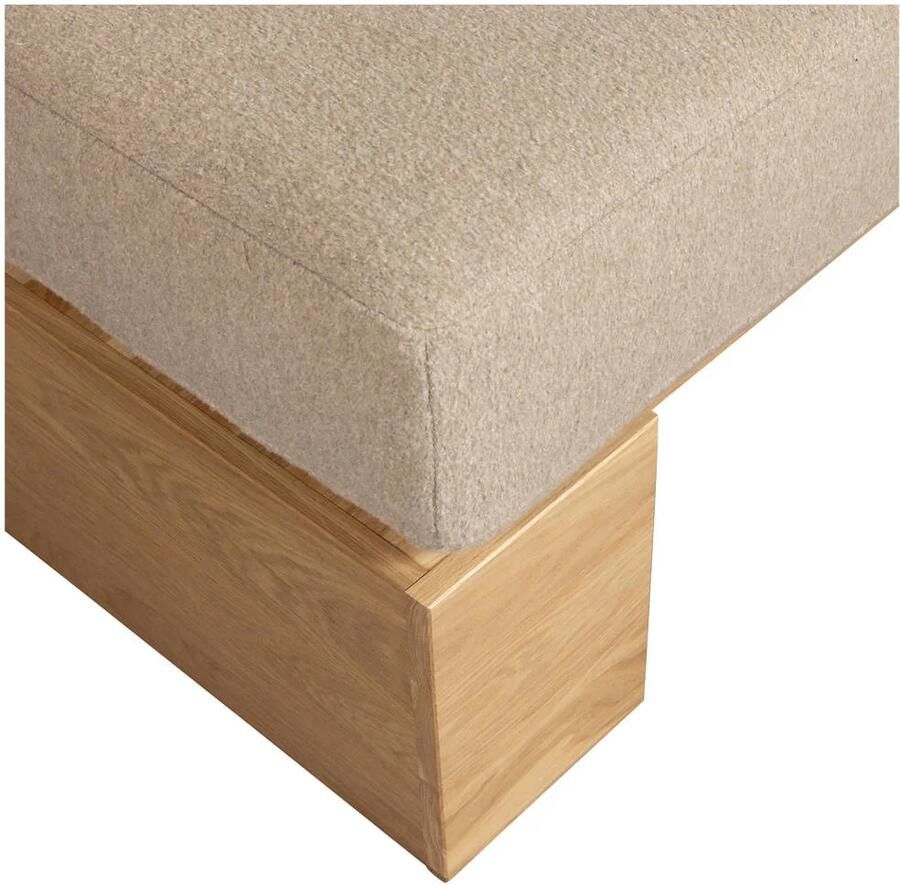 Vtwonen | Eat Up Muurbankje Inclusief Kussens Beige Eiken | Woonaccessoires | Woonaccessoire