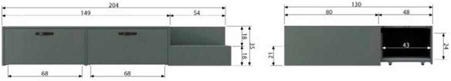 Vtwonen | Stage Bed Lades Grenen Soap 80x200cm Excl Lattenbodem[fsc] | Slaapkamer meubels | Ledikant