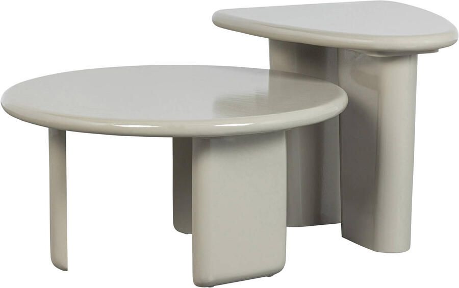 Vtwonen | Beach Small Bijzettafel Mango Hout Clay | Woonkamertafels | Bijzettafel - Foto 4