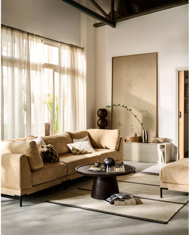 Vtwonen | Coffee A Gogo Salontafel Mango Hout Walnoot | Woonkamertafels | Salontafel - Foto 3