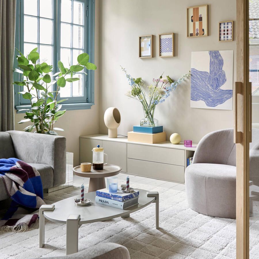 Vtwonen | Coffee A Gogo Bijzettafel Hout Mirre | Woonkamertafels | Bijzettafel - Foto 5