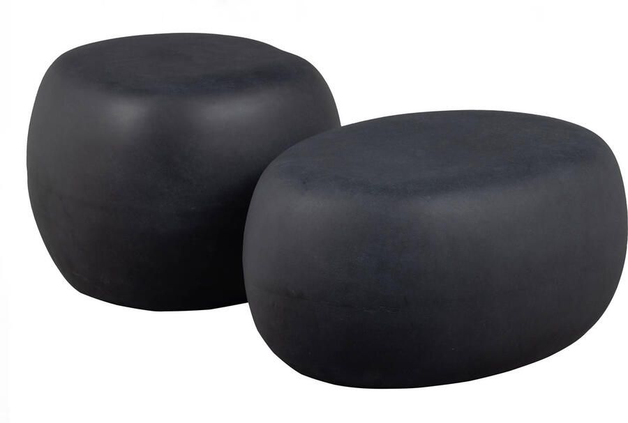 Vtwonen Bijzettafel Buiten Pebble Betonlook Antraciet 31x65x49 - Foto 2