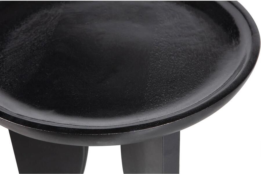 Vtwonen High Heels Bijzettafels Mangohout Zwart Set van 2 - Foto 3