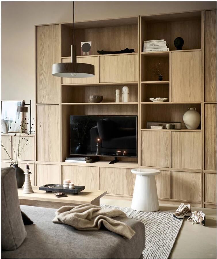 Vtwonen | Modulair Bovenkast 77cm Eiken Naturel Mat | Woonkamer meubels | BergkastKast - Foto 4