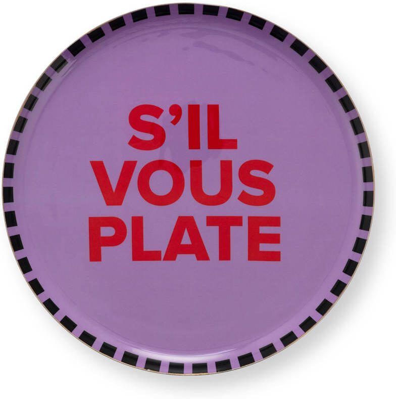 Vtwonen decoratie bord S'il Vous Plate
