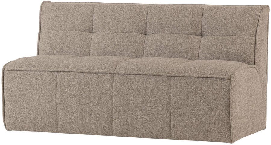 Vtwonen Eetkamerbank Cluster Bouclé 164cm Khaki bruin