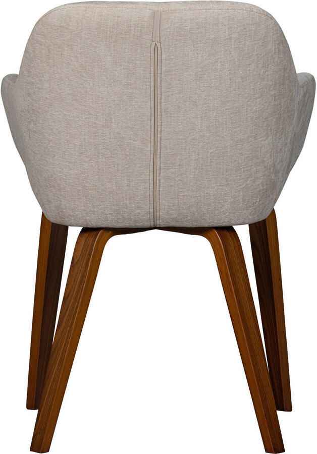Vtwonen Base Eetkamerstoelen Polyester Zand Set van 2 - Foto 4