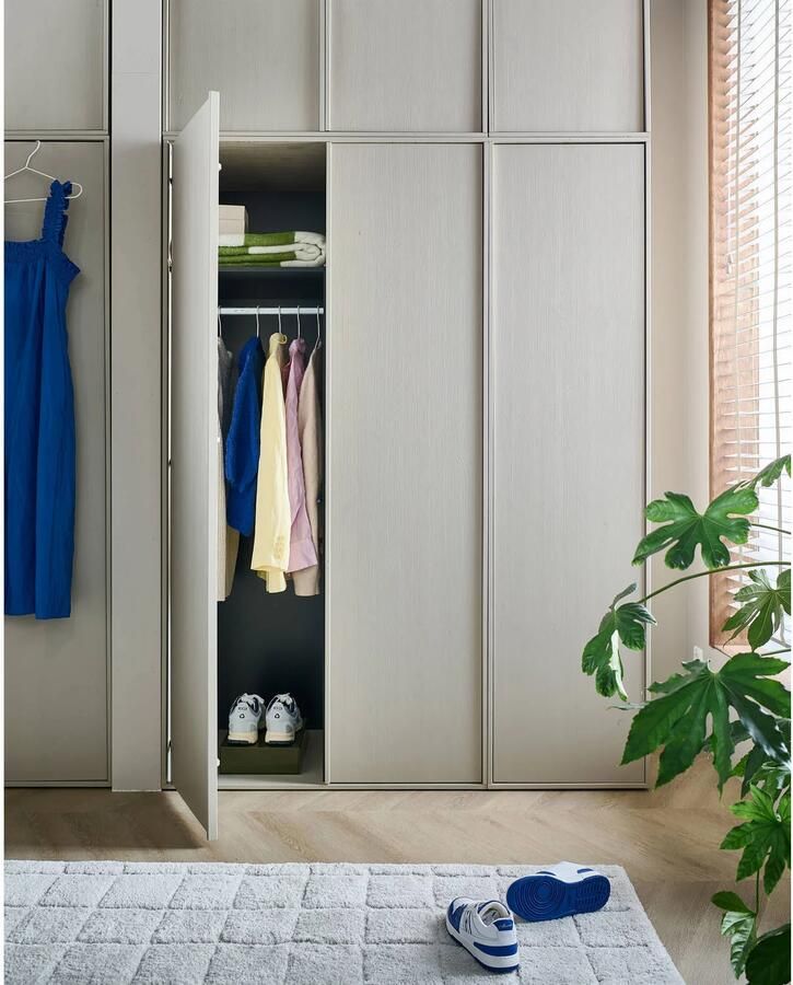 WOOOD Multifunctionele kast Daily garderobekast met push-to-open functie hoogte 200 cm breedte 50 of 100 cm - Foto 12