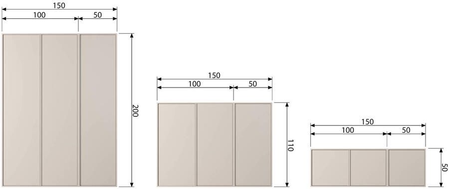 Vtwonen | Daily Closet Double 110x100cm Grenen Dakargrau | Woonkamer meubels | BergkastKast - Foto 12