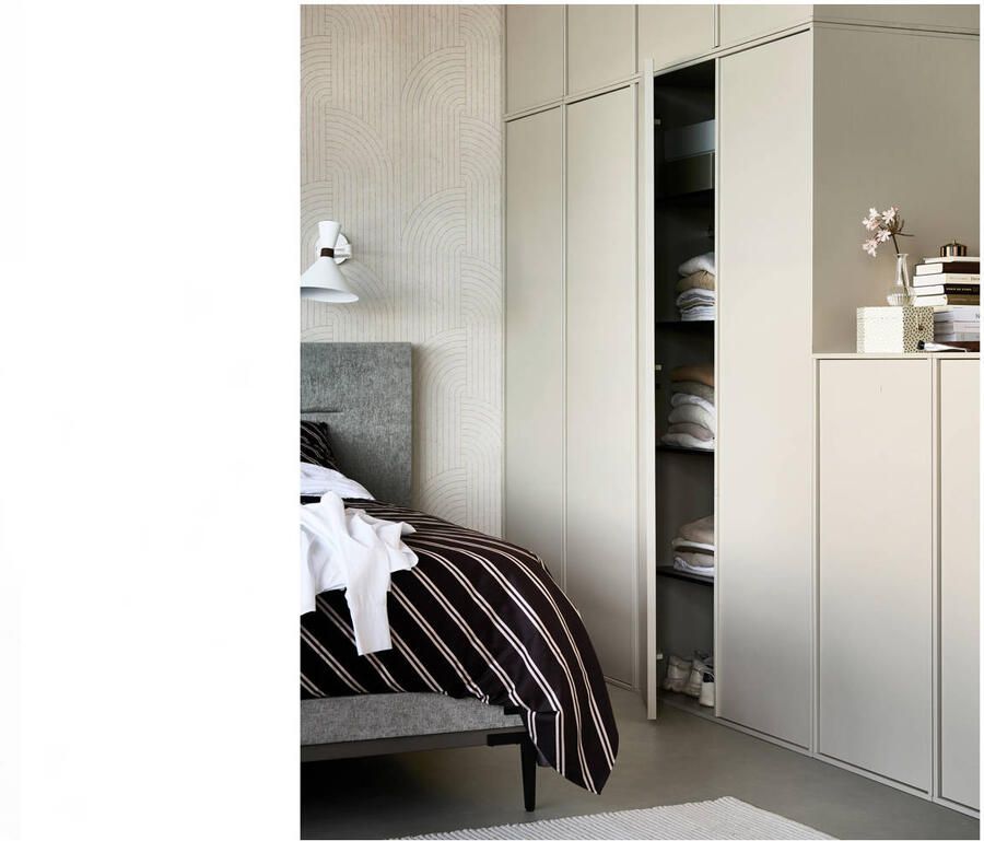 Vtwonen | Daily Closet Double 110x100cm Grenen Dakargrau | Woonkamer meubels | BergkastKast - Foto 11