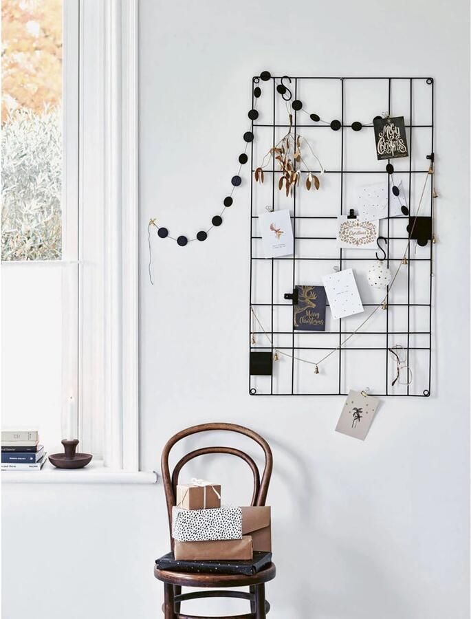 Vtwonen Memobord met draad Zwart 60x105 cm - Foto 3