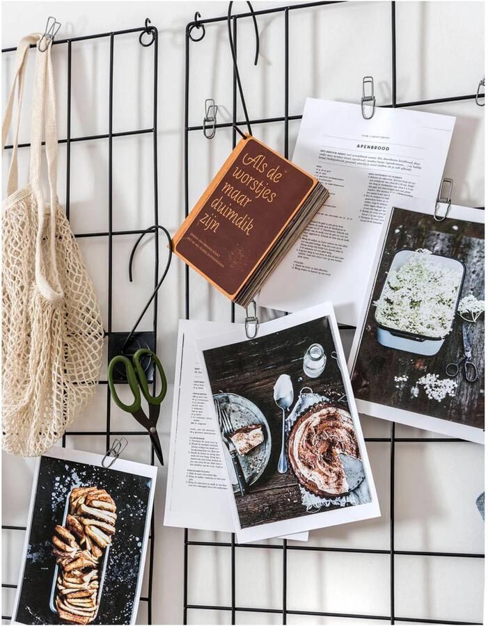 Vtwonen Memobord met draad Zwart 60x105 cm - Foto 2