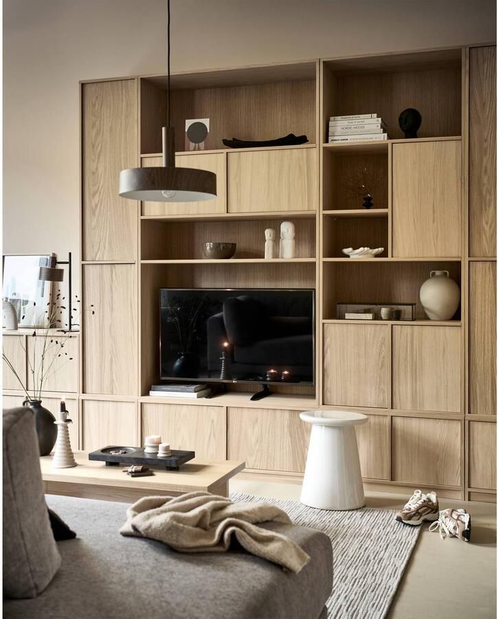 Vtwonen | Modulair Bovenkast 110cm Eiken Naturel Mat | Woonkamer meubels | BergkastKast - Foto 6
