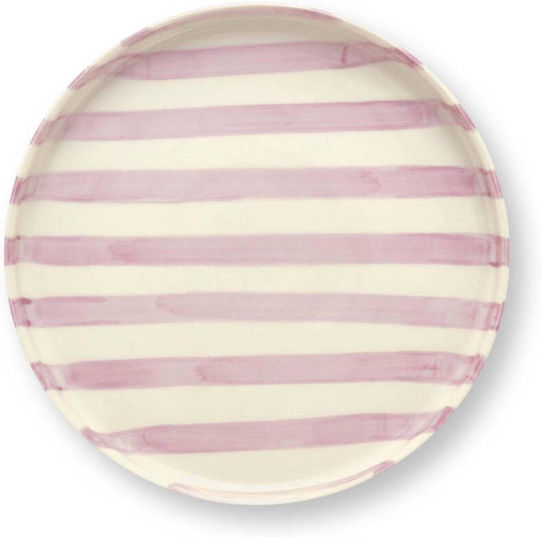 Vtwonen ontbijtbord Stripes (Ø20 cm)