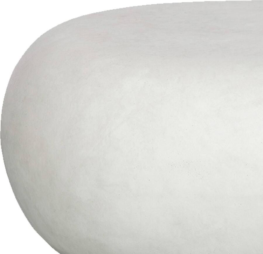 Vtwonen | Pebble Bijzettafel Betonlook Wit 31x65x49 | Woonkamertafels | Bijzettafel - Foto 2