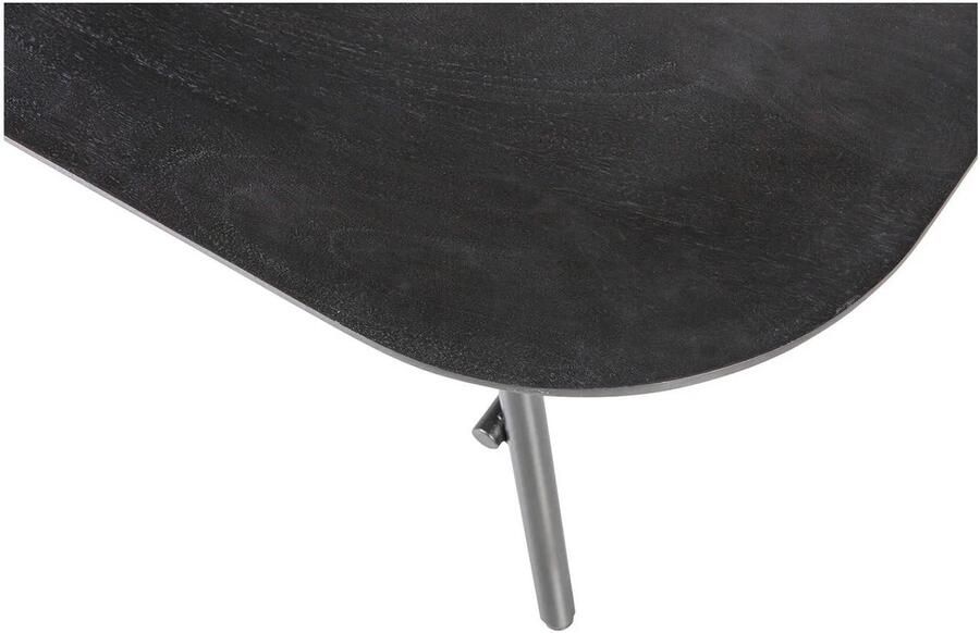 Vtwonen | Elegance Salontafel Mango Hout metal Zwart | Woonkamertafels | Salontafel - Foto 4