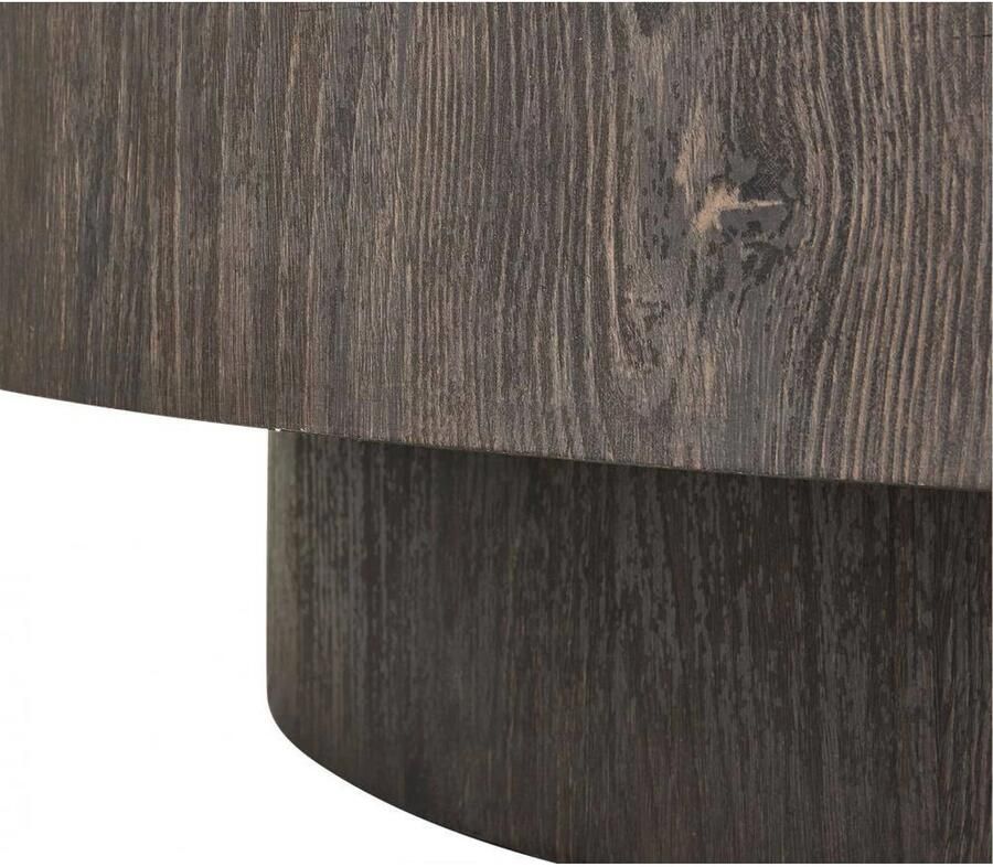 Vtwonen | Shield too salontafel mdf donkerbruin 20xo100cm | Woonkamertafels | Salontafel