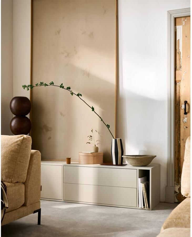 Vtwonen | Settle Down Tv Meubel 200cm Grenen Dust | Woonkamer meubels | Tv-dressoirTv-meubel - Foto 9