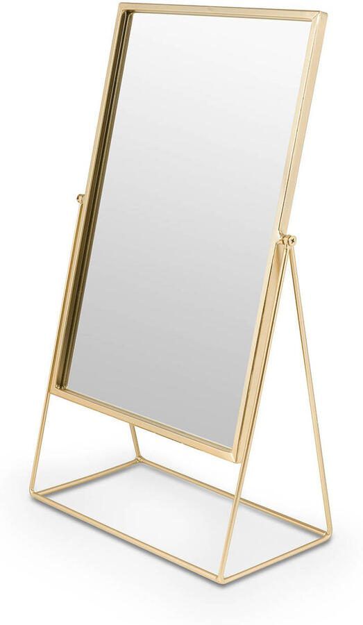 Vtwonen Rectangular Spiegel H 26 5 x B 14 cm Goud - Foto 2