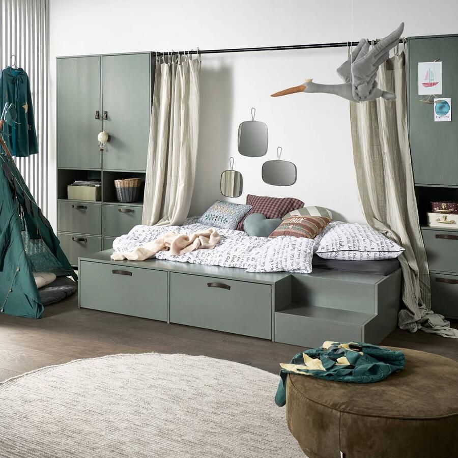 Vtwonen | Stage Bed Lades Grenen Soap 80x200cm Excl Lattenbodem[fsc] | Slaapkamer meubels | Ledikant - Foto 3