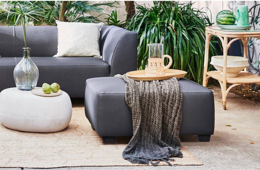 Vtwonen Bijzettafel Hollandia Polyester Mix Grijs 88 x 40 x 64 cm (BxHxD) - Foto 2