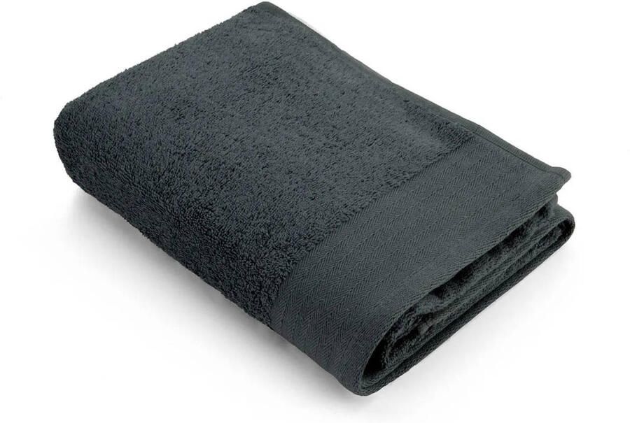 Walra baddoek soft cotton antraciet 60x110 cm