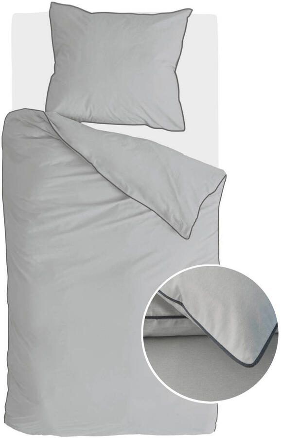 Walra Sweet Softly Dekbedovertrek Eenpersoons 140x200 220 cm Grijs - Foto 2