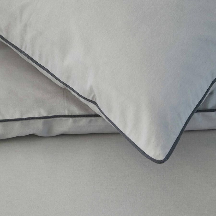 Walra Sweet Softly Dekbedovertrek Lits-jumeaux 240x200 220 cm Grijs - Foto 3