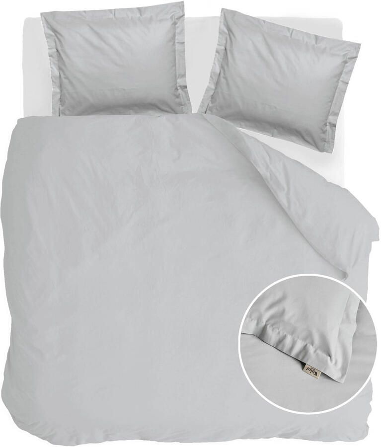 Walra Dekbedovertrek Forever Cotton 240x220 100% Percale Katoen Licht Grijs