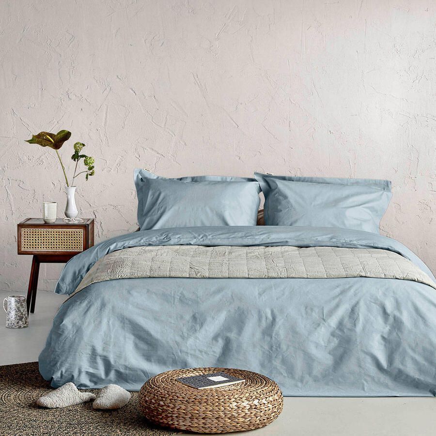 Walra Dekbedovertrek Forever Cotton 240x220 100% Percale Katoen Zeeblauw - Foto 4