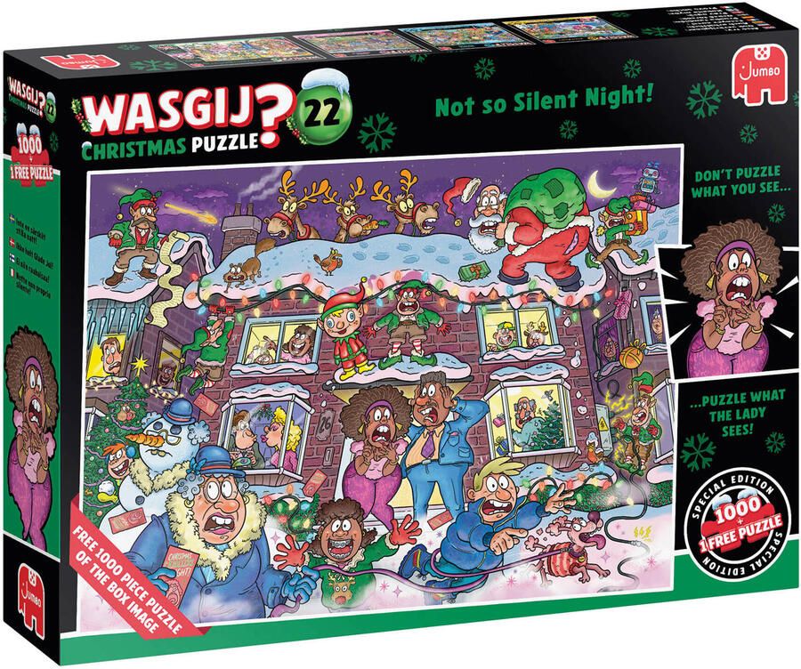 Wasgij Christmas 22 Niet Zo'n Stille Nacht! (2x1000)