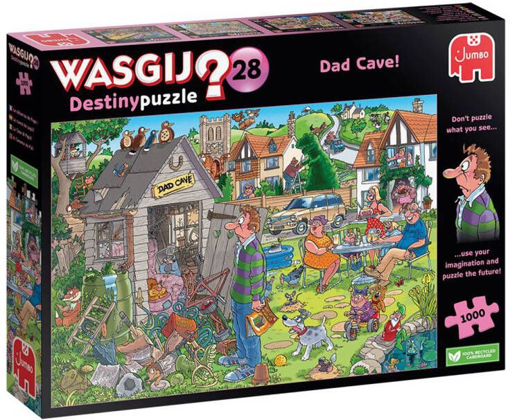 Wasgij Destiny 28 De mancave van pa! 1000 stukjes puzzel Legpuzzel