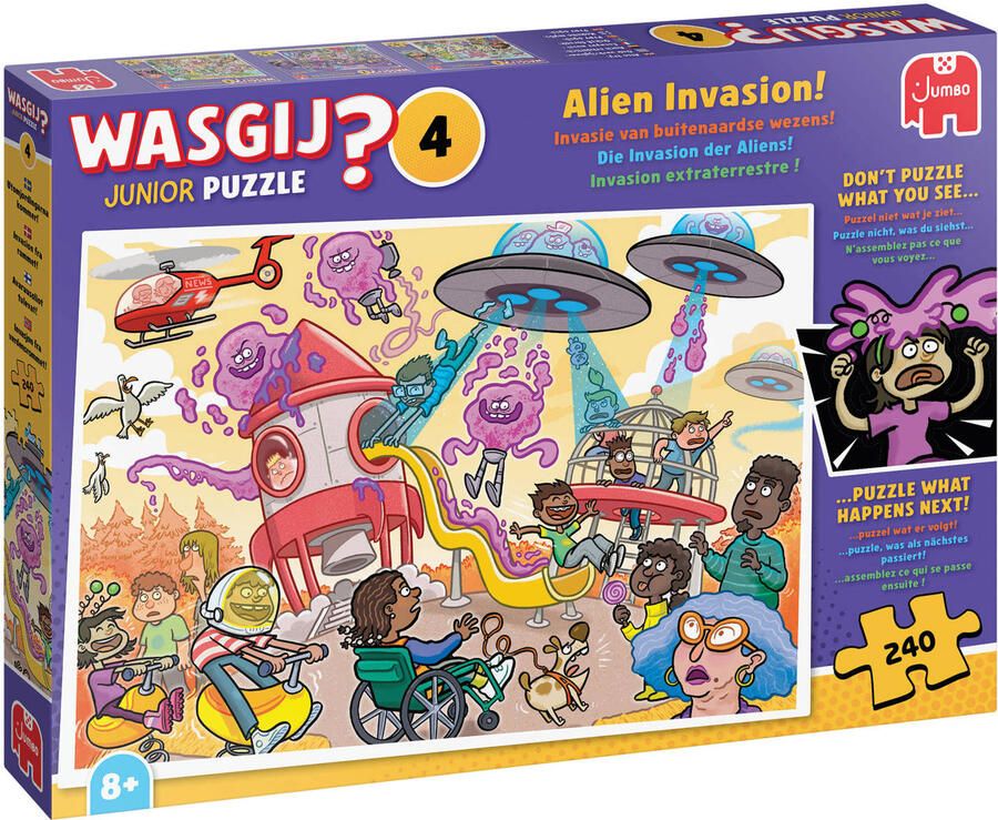 Wasgij Junior 4 Invasie Van Buitenaardse Wezens! (240)