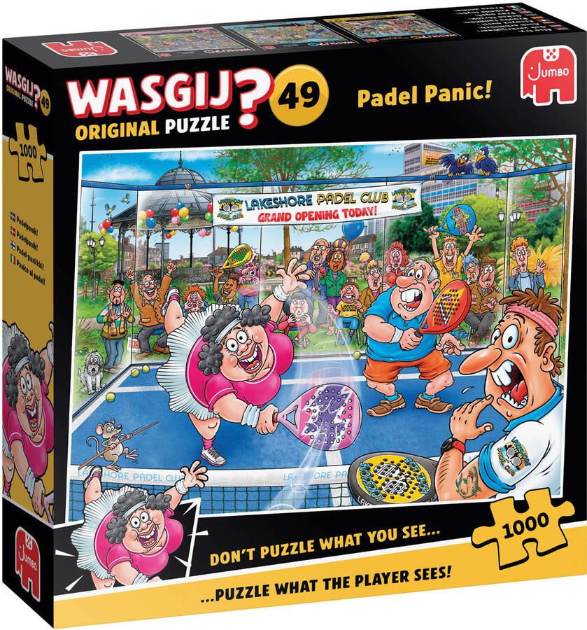 Wasgij Original 49 Paniek op de padelbaan!
