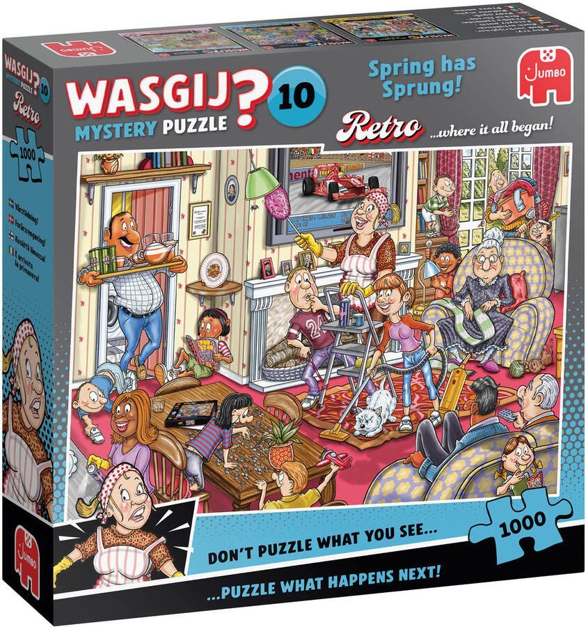 Wasgij Retro Mystery 10 De Voorjaars-schoonmaak! (1000)