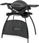 Weber Q1400 Elektrische barbecue met stand B 66 x D 64 cm - Thumbnail 2