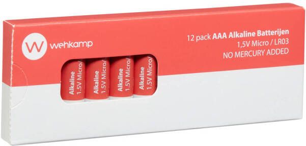 Wehkamp Home alkaline batterijen 1 5v LR03 AAA 12 pack
