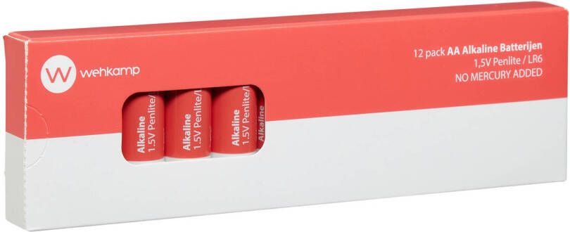 Wehkamp Home alkaline batterijen 1 5v Penlite LR6 AA 12 pack