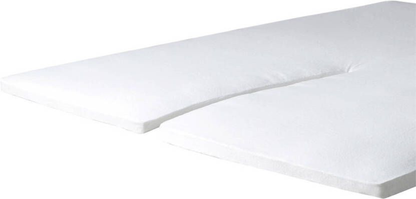 Wehkamp Home molton split topmatras (tot 10 cm matras) wit