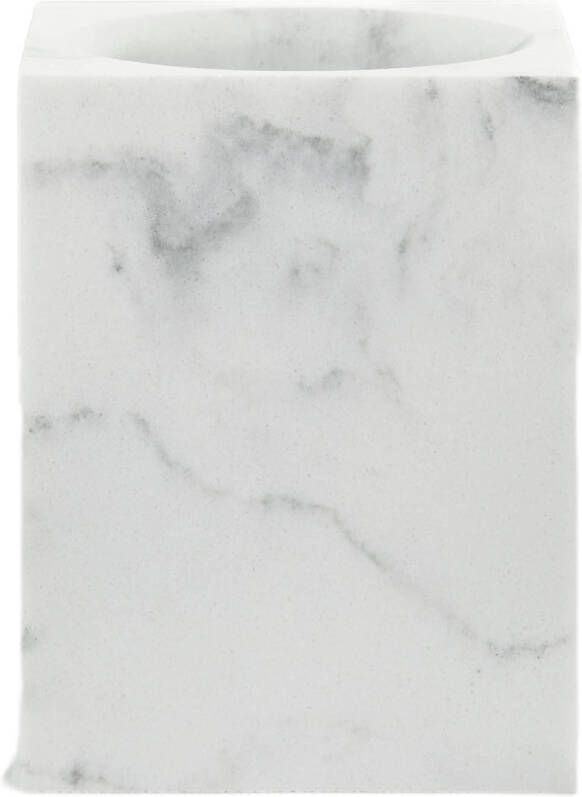 Wehkamp Home tandenborstelhouder Marmer (8.1x10.5 cm)