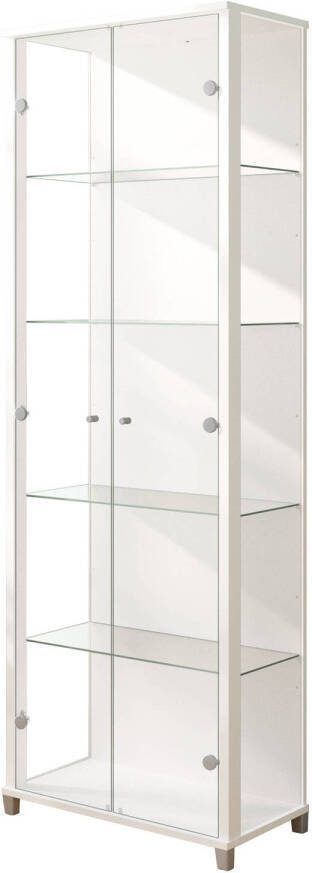 Fif möbel Vitrinekast OPTIMA Standvitrine vitrinekast glazen vitrine verzamelvitrine