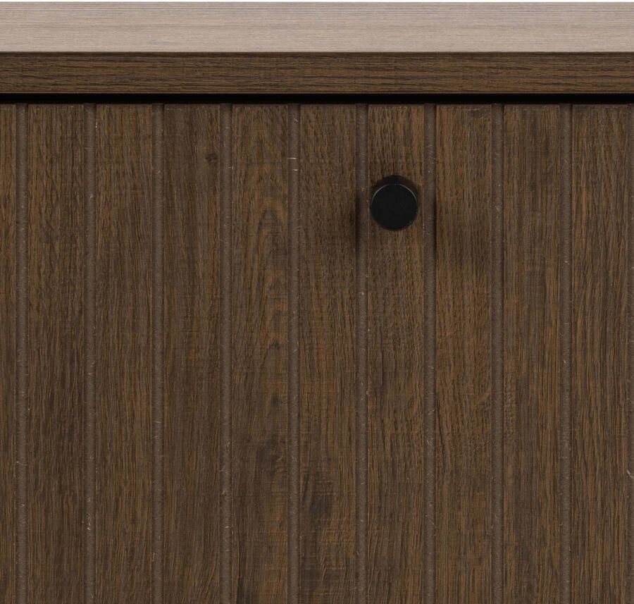 By fonQ Lamina Schoenenkast 1 Lade Donker Eiken - Foto 2