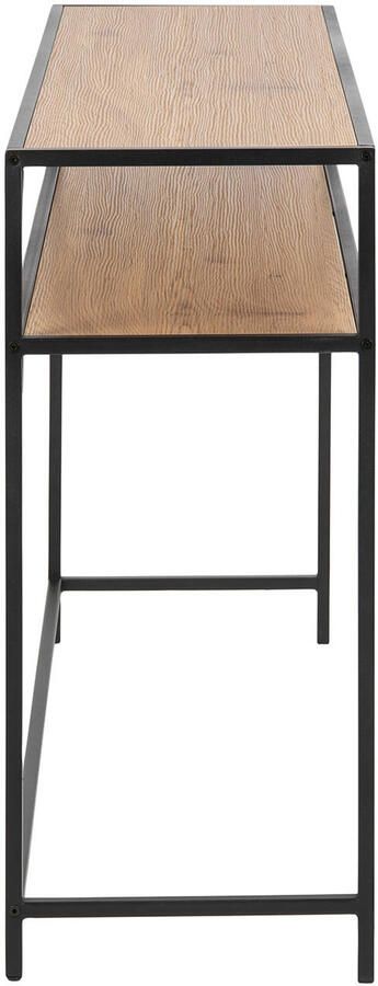 Merkloos Sans marque Sidetable Sabro met 2 wild eiken bladen - Foto 5