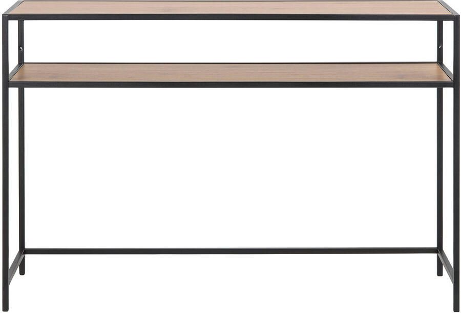 Merkloos Sans marque Sidetable Sabro met 2 wild eiken bladen - Foto 3