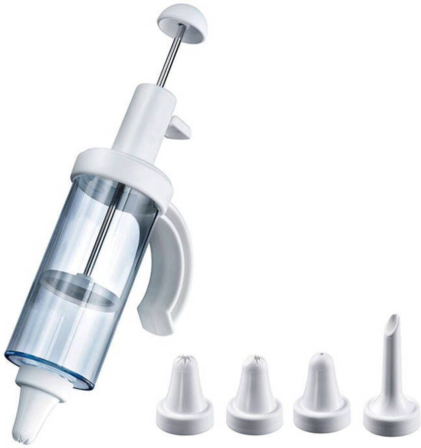 Westmark Garneerspuit 18 cl 6-delig Wit - Foto 4