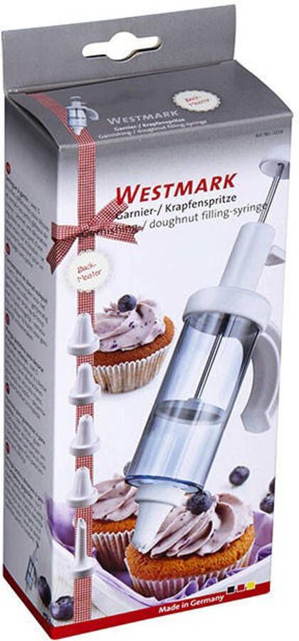 Westmark Garneerspuit 18 cl 6-delig Wit - Foto 3