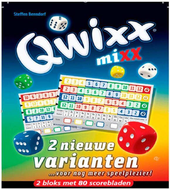 White Goblin Games Qwixx Mixx Dobbelspel Uitbreiding