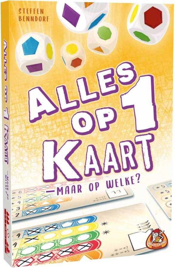 White Goblin Games Alles op 1 Kaart Dobbelspel